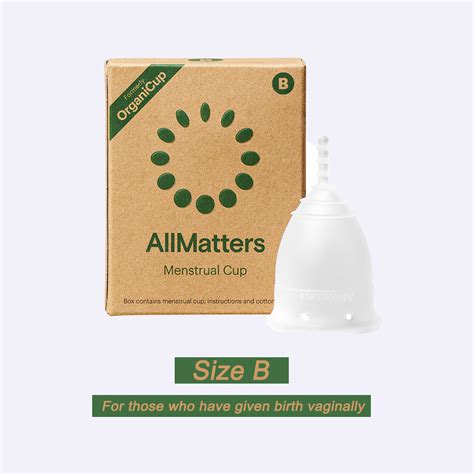 organic cup|Allmatters (OrganiCup) The Menstrual Cup Size A